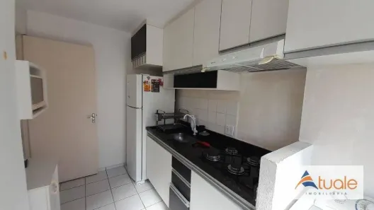 Apartamento com 2 Quartos para alugar, 46m² no Jardim Adelaide, Hortolândia