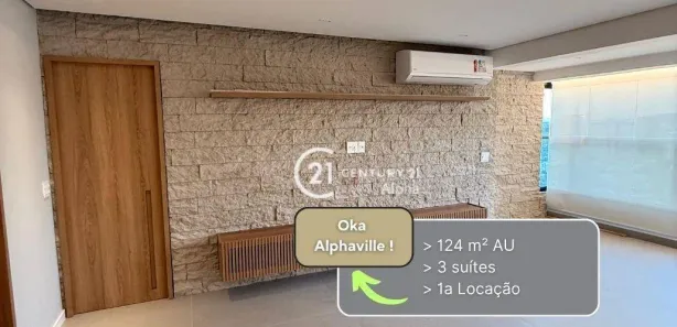 Apartamento com 3 Quartos para alugar, 124m² no Alphaville Centro Industrial e Empresarial/Alphaville., Barueri