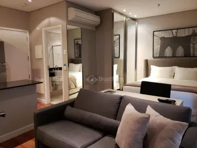 Flat com 1 Quarto para alugar, 42m² no Vila Olímpia, São Paulo