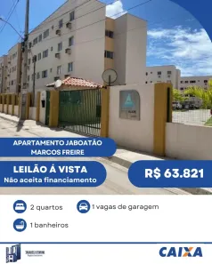 Apartamento com 2 Quartos à venda, 45m² no Marcos Freire, Jaboatão dos Guararapes