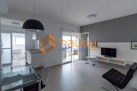 Apartamento com 1 Quarto para alugar, 52m² no Cidade Monções, São Paulo