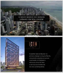 Apartamento com 1 Quarto à venda, 30m² no Boa Viagem, Recife