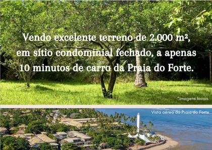 Lote/Terreno à venda, 2000m² no Açu da Torre, Mata de São João