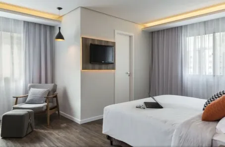 Flat com 1 Quarto para alugar, 29m² no Indianópolis, São Paulo