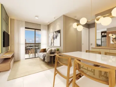 Apartamento com 2 Quartos à venda, 53m² no Presidente Kennedy, Fortaleza