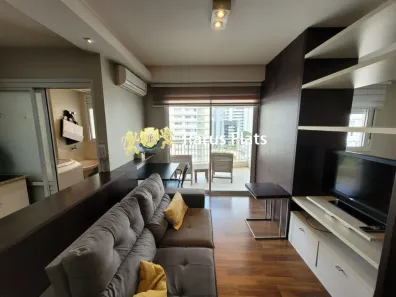 Flat com 1 Quarto para alugar, 51m² no Cidade Monções, São Paulo