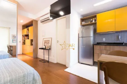 Apartamento com 1 Quarto à venda, 42m² no Cidade Monções, São Paulo