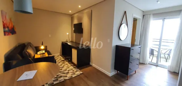 Flat com 1 Quarto para alugar, 44m² no Jardim Bela Vista, Santo André