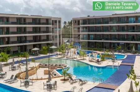 Flat com 1 Quarto à venda, 28m² no N. Sra. do Ó, Ipojuca