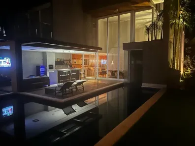 Casa de Condomínio com 4 Quartos para alugar, 395m² no Alphaville Flamboyant Residencial Araguaia, Goiânia