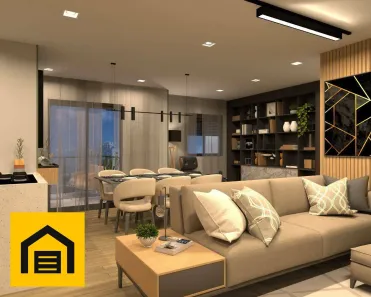 Apartamento com 3 Quartos à venda, 79m² no Vila Valparaíso, Santo André