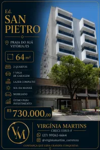 Apartamento com 2 Quartos à venda, 62m² no Praia do Suá, Vitória