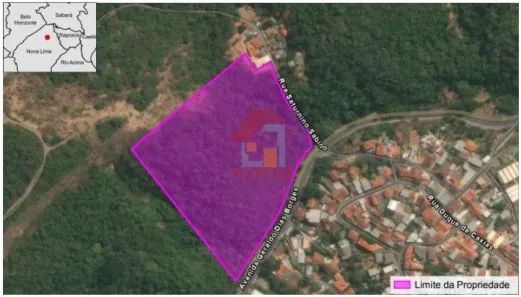 Lote/Terreno à venda, 32507m² no Cariocas, Nova Lima