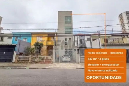 Prédio Comercial para alugar, 537m² no Belenzinho, São Paulo