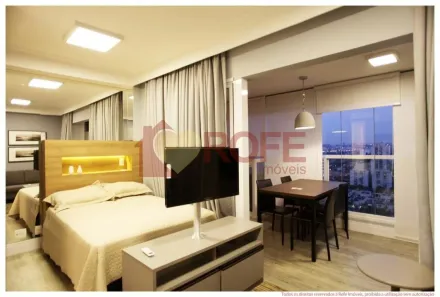 Apartamento com 1 Quarto para alugar, 33m² no Brooklin Paulista, São Paulo