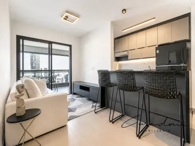 Apartamento com 1 Quarto para alugar, 50m² no Pinheiros, São Paulo