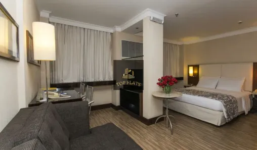 Flat com 1 Quarto para alugar, 30m² no Cerqueira César, São Paulo