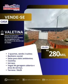 Casa com 3 Quartos à venda, 127m² no Valentina de Figueiredo, João Pessoa