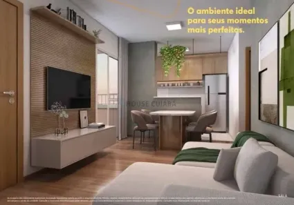 Apartamento com 2 Quartos à venda, 41m² no São Francisco, Cuiabá
