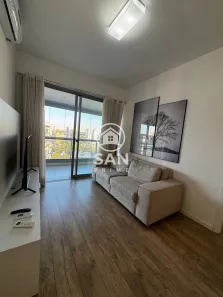 Apartamento com 1 Quarto para alugar, 55m² no Santo Amaro, São Paulo