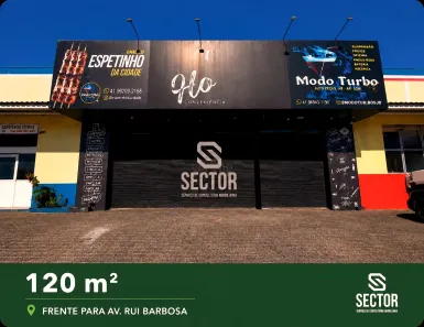 Sala Comercial para alugar, 120m² no Águas Belas, São José dos Pinhais