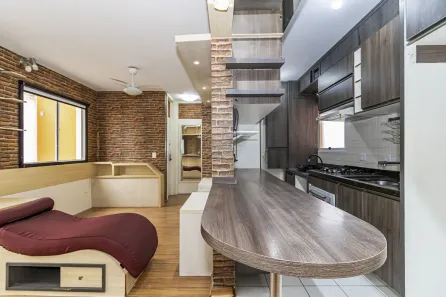 Apartamento com 2 Quartos para alugar, 52m² no Atuba, Colombo