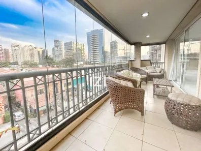 Apartamento com 3 Quartos para venda ou aluguel, 180m² no Vila Nova Conceição, São Paulo