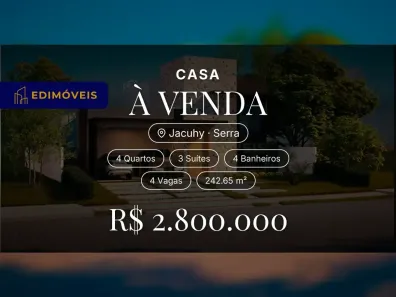 Casa com 4 Quartos à venda, 242m² no Jacuhy, Serra