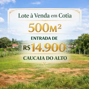 Lote/Terreno à venda, 500m² no das Pedras, Cotia