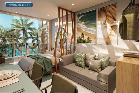 Apartamento com 1 Quarto à venda, 33m² no Porto de Galinhas, Ipojuca