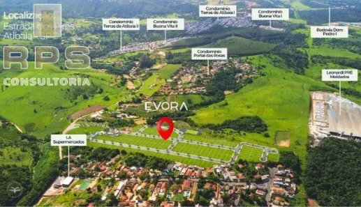 Lote/Terreno à venda, 360m² no Jardim Colonial, Atibaia