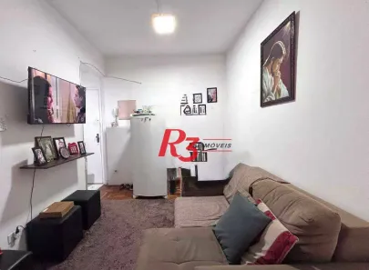 Kitnet com 1 Quarto à venda, 30m² no Aparecida, Santos