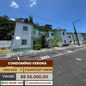Apartamento com 2 Quartos à venda, 42m² no Lago Azul, Manaus
