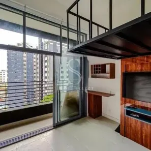Apartamento à venda, 28m² no Santo Amaro, São Paulo