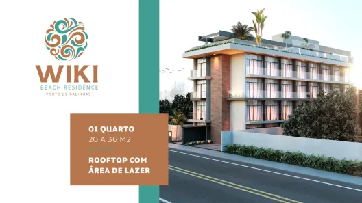 Flat com 1 Quarto à venda, 19m² no Porto de Galinhas, Ipojuca