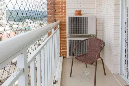Apartamento com 1 Quarto para venda ou aluguel, 52m² no Ponta da Praia, Santos