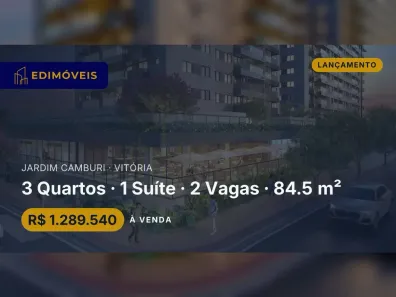 Apartamento com 3 Quartos à venda, 84m² no Jardim Camburi, Vitória