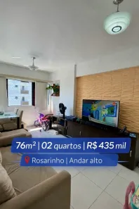 Apartamento com 2 Quartos à venda, 76m² no Rosarinho, Recife