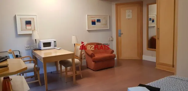 Flat com 1 Quarto para alugar, 32m² no Higienópolis, São Paulo