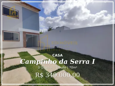 Casa com 3 Quartos à venda, 70m² no Campinho da Serra I, Serra
