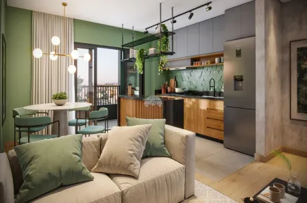 Apartamento com 2 Quartos à venda, 61m² no Bacacheri, Curitiba