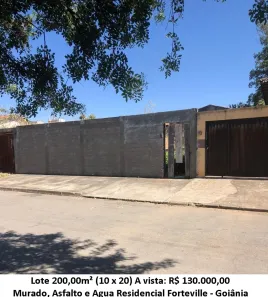 Lote/Terreno à venda, 200m² no Residencial Forteville, Goiânia