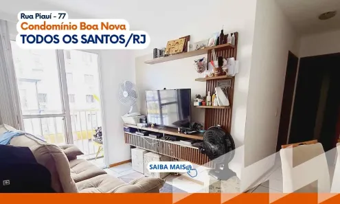 Apartamento com 2 Quartos à venda, 55m² no Todos os Santos, Rio de Janeiro