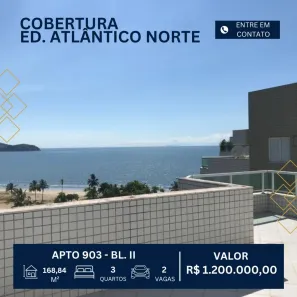 Cobertura com 3 Quartos à venda, 168m² no Indaiá, Caraguatatuba