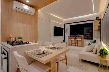 Apartamento com 2 Quartos à venda, 55m² no Vila Rosa, Goiânia