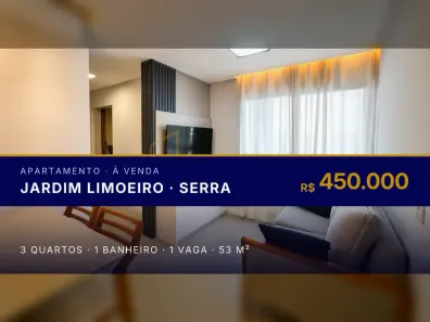 Apartamento com 3 Quartos à venda, 53m² no Jardim Limoeiro, Serra