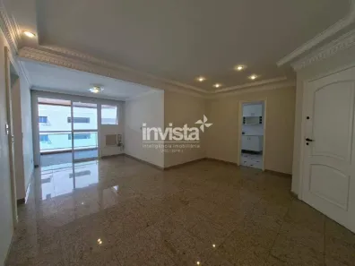 Apartamento com 3 Quartos para alugar, 116m² no Boqueirão, Santos