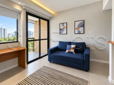 Flat com 1 Quarto para alugar, 37m² no Moema, São Paulo