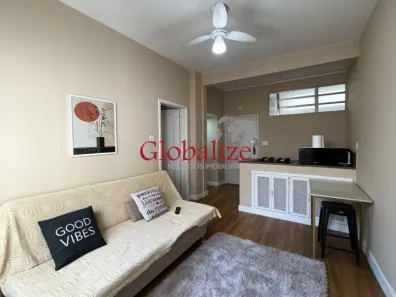 Apartamento com 1 Quarto para alugar, 37m² no Boqueirão, Santos