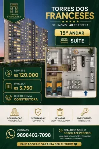 Apartamento com 2 Quartos à venda, 45m² no Turu, São Luís